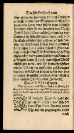 Das XXVIII. Capitel.