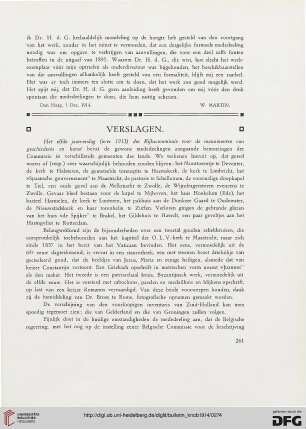 Verslagen