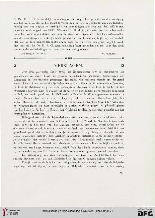 Verslagen