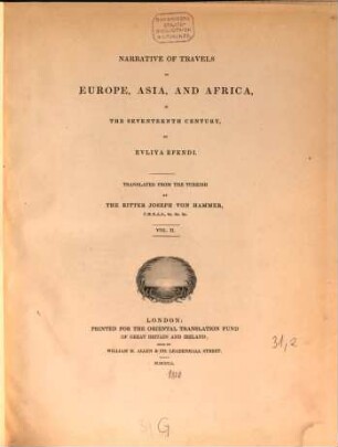 Narrative of travels in Europe, Asia, and Africa in the seventeenth century. 2