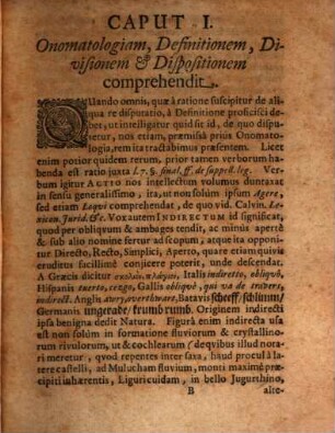 Dissertatio De Actionibus Per Indirectum Et Expedientibus