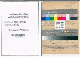 Entnazifizierung Wilhelm Bussmann , geb. 07.05.1905 (Lehrer)