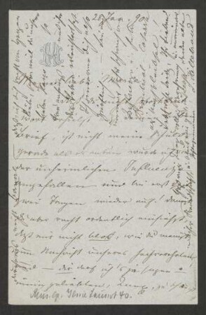 Brief an Marie von Bülow : 28.01.1890