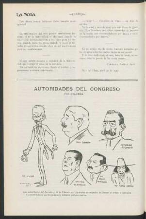 Autoridades del congreso