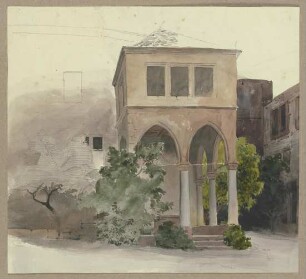 Brunnenhaus im Hof des Heidelberger Schlosses