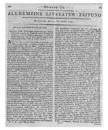 Rössig, C. G.: Die Finanzwissenschaft. Nach ihren ersten Grundsätzen entworfen. Leipzig: Böhme 1789