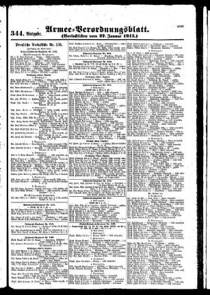 344.Ausgabe. Mittwoch, 27. Januar 1915