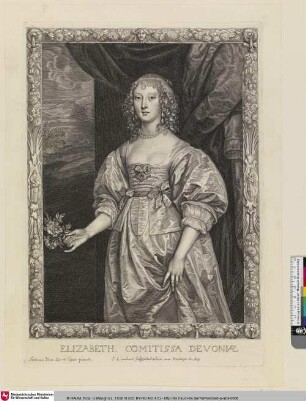 Elizabeth. Comitissa Devoniae; [Elizabeth Cecil of Devonshire]