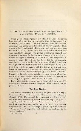 Bulletin of the Museum of Comparative Zoology. 7. 1880/84