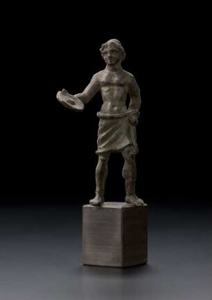 Etruskische Statuette eines Opferdieners