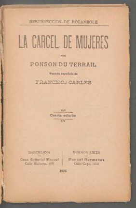 Bd. 2: La cárcel de mujeres