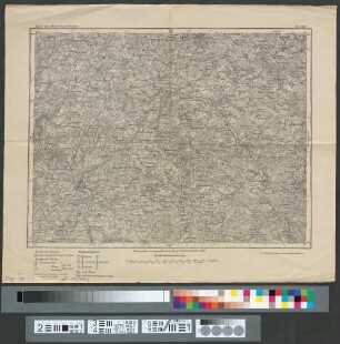 Karte des Deutschen Reiches 1:100 000, 492. Hof