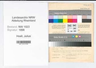 Entnazifizierung Julius Hoell , geb. 05.12.1895 (Polizeimeister)