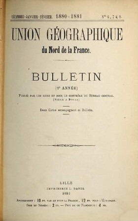 Bulletin. 2. 1880/81