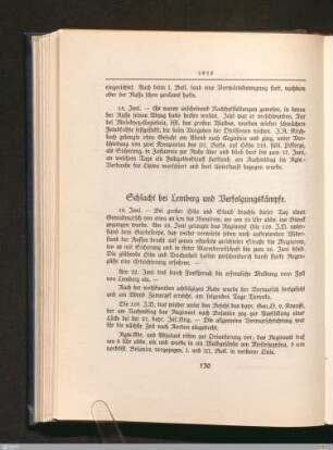 Schlacht bei Lemberg und Verfolgungskämpfe