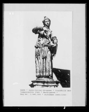 Anna-Seiler-Brunnen: Standbild der Temperantia