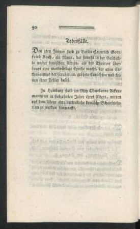 Todesfälle