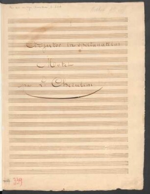 Adjutor in oportunatibus; T, Coro, orch; F-Dur