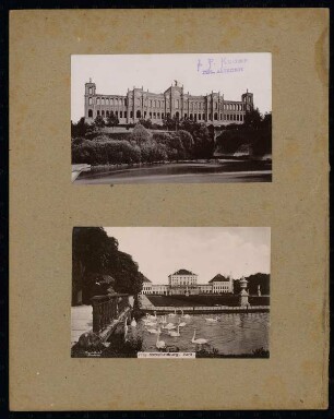 Maximilianeum und Schloss Nymphenburg, München: Außenansichten
