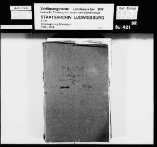 Allmanden u. Realgemeinderechte zu Schrezheim und in den Teilgemeinden Altmannsweiler, Eggenrot, Hinterlengenberg, und Rotenbach