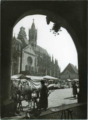 Markt auf dem Münsterplatz