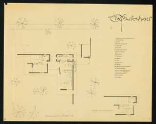 Einfamilienhaus, Düsseldorfer Straße: Erdgeschossgrundriss 1:100