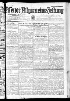 Essener allgemeine Zeitung. 1918-1943