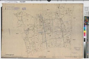 Herzfeld (Lippetal), Flurbereinigung Herzfeld-Düllo, Schätzungskarte Herzfeld Flur 6