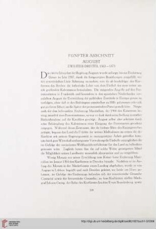 Fünfter Abschnitt: August, zweites Drittel 1563 - 1573