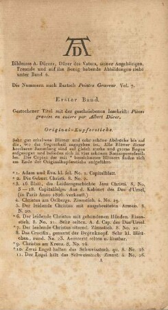 Bildnisse A. Dürers, Dürer des Vaters, seiner Angehörigen, Freunde und auf ihn Bezug habende Abbildungen siehe unter Band 4.