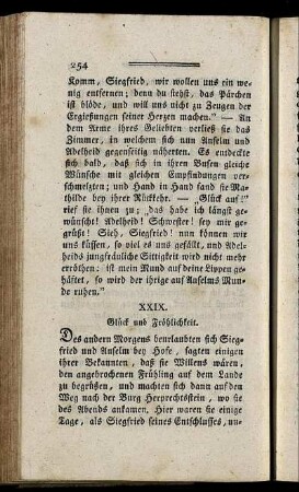 XXIX. Glück und Fröhlichkeit.