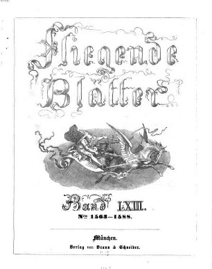 Fliegende Blätter. 63 = Nr. 1563 - 1588. 1875