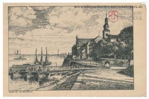 Köln-Mülheim Clemenskirche und Schiffbrücke [R]