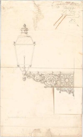Voit, August von; Straßenlaterne - 2. Variante (Teilansicht)