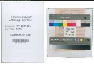 Entnazifizierung Karl Scharnhoelz , geb. 24.12.1898 (Lehrer)