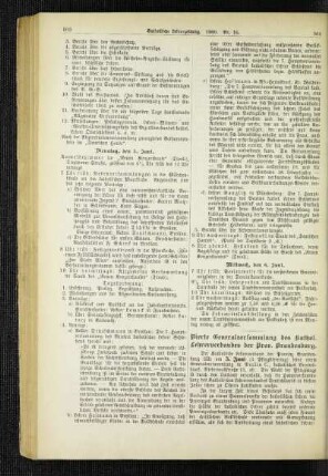 Vierte Generalversammlung des Kathol. Lehrerverbandes der Prov. Brandenburg