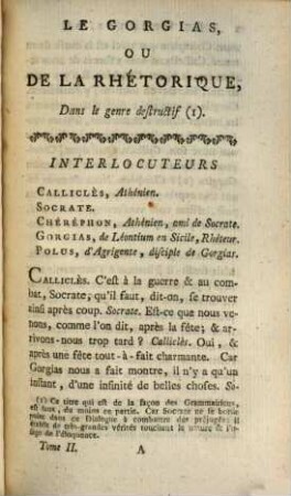 Dialogues De Platon, 2