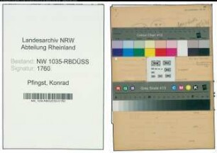Entnazifizierung Konrad Pfingst , geb. 31.01.1905 (Bergmann)