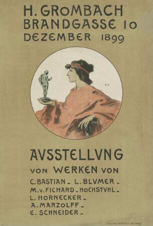 H. Grombach Ausstellung von Werken Dezember 1899