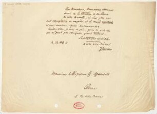 Brief an Giovanni Sgambati : 22.04.1911