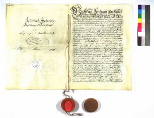Bischof Philipp Heinrich an alle Grafen Hohenlohe verleiht Buchenbach.