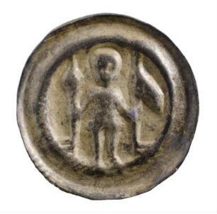 Münze, Pfennig, Brakteat, 1205/1232