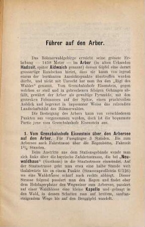 Panorama vom Arber und Führer auf den Arber