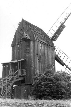 Irxleben. Mühle Hilmer, Bockmühle, (1983 eingestürzt)