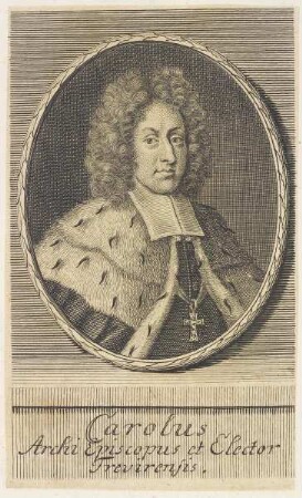Bildnis des Carolus Erzbischof von Trier