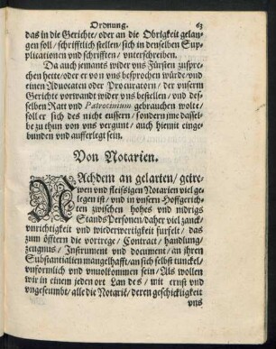 Von Notarien.