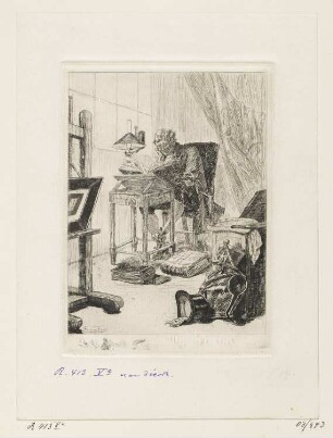 Lektüre des Zauberbuchs, Blatt 1 aus: Théodore Hannon, "Rimes de joie", Brüssel 1881