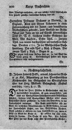 Abhandlung zu dem protestantischen Kirchenrechte.
