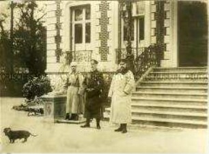 Prinz Heinrich und Wilhelm II. im Grossen Hauptquartier