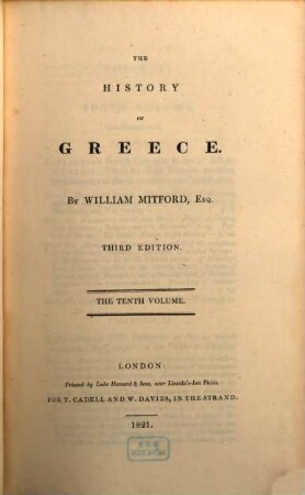 The history of Greece, 10